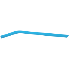 Blue 10" Large Silicone Straw