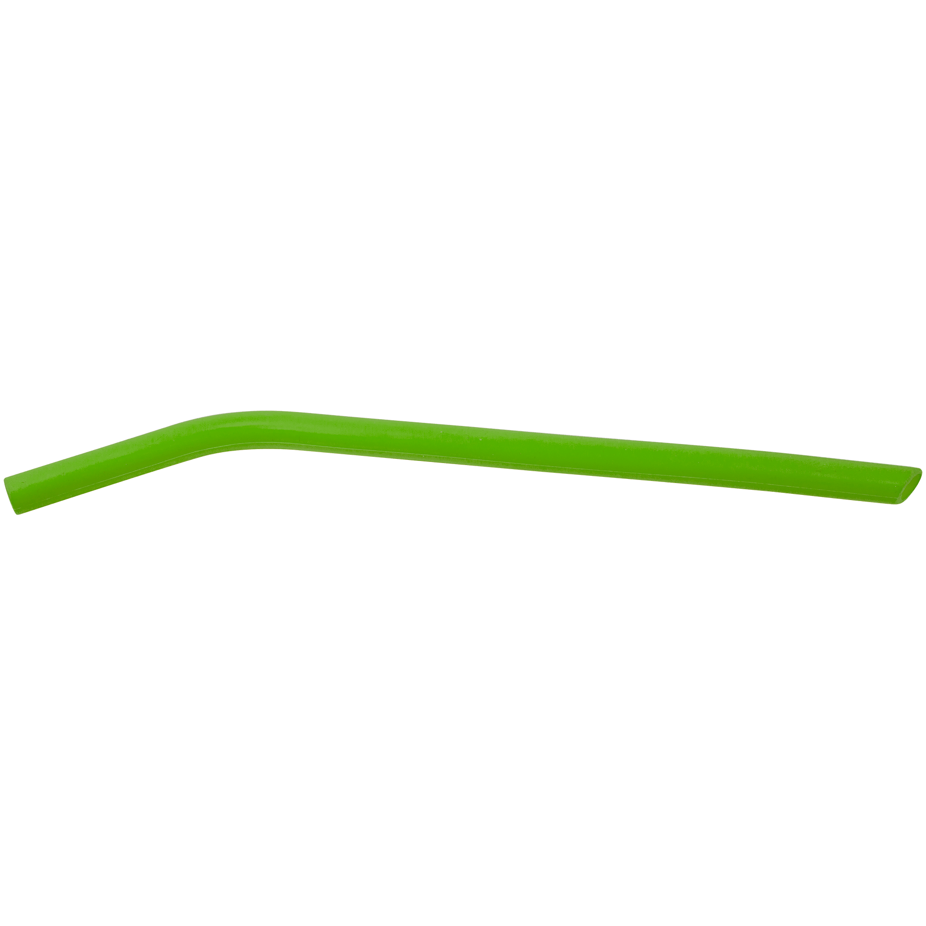 Green 10" Large Silicone Straw