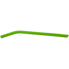 Green 10" Large Silicone Straw
