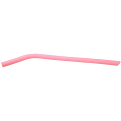 Pink 10" Large Silicone Straw