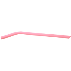 Pink 10" Large Silicone Straw