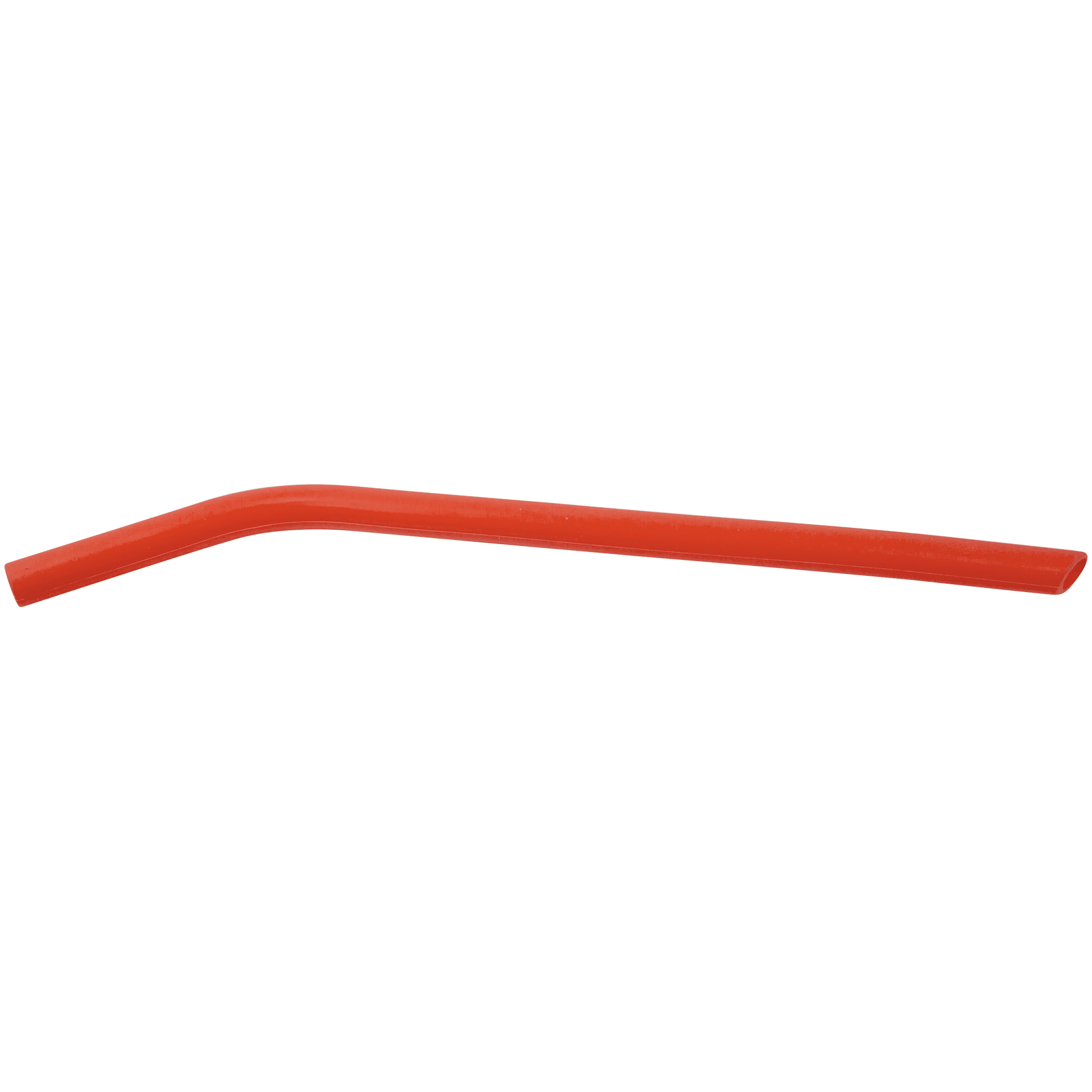 Red 10" Large Silicone Straw