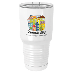 White Sublimatable Polar Camel 30 oz. Vacuum Insulated Tumbler w/Lid