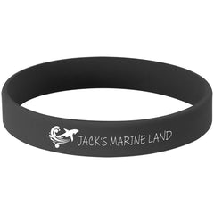 Black/White 3 3/4" Laserable Bracelet