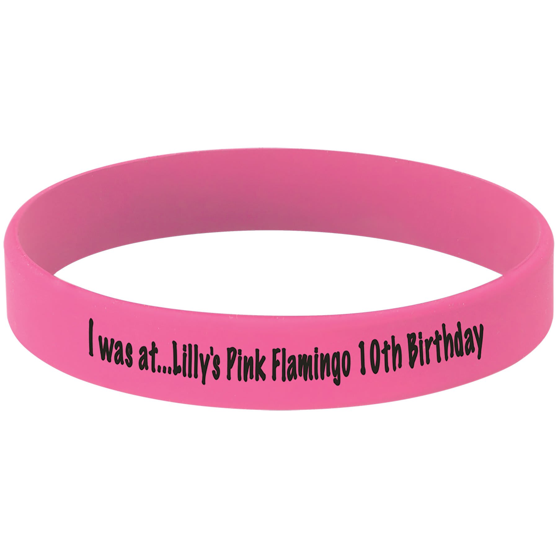 Pink/Black 3 3/4" Laserable Bracelet