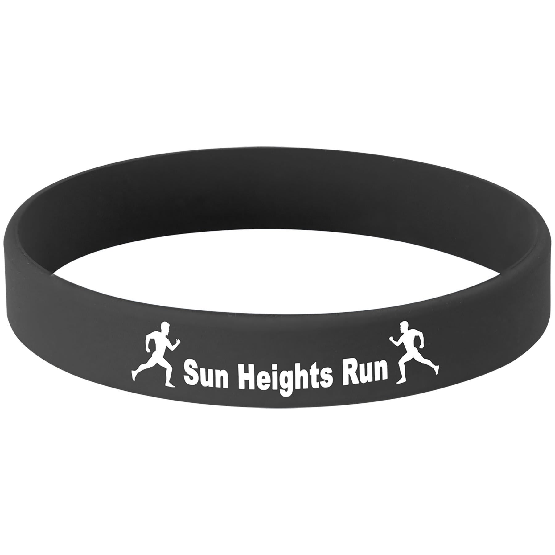 Custom Laser-Engraved Silicone Wristband - Adult