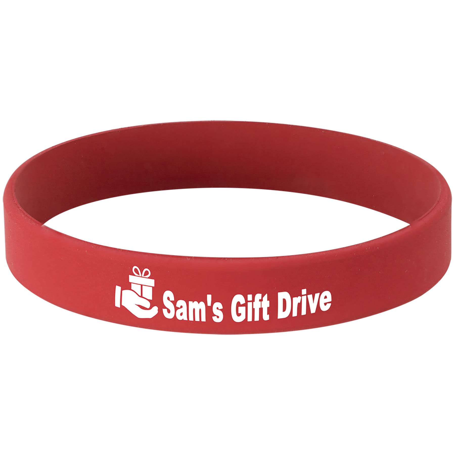 Custom Laser-Engraved Silicone Wristband - Adult