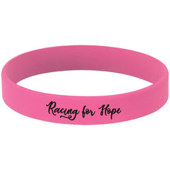 Custom Laser-Engraved Silicone Wristband - Adult