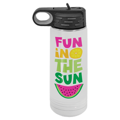 White 20 oz. Polar Camel Sublimatable Water Bottle