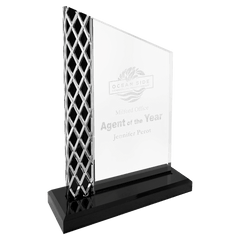 Black 8" Unite Diamond Ice Acrylic