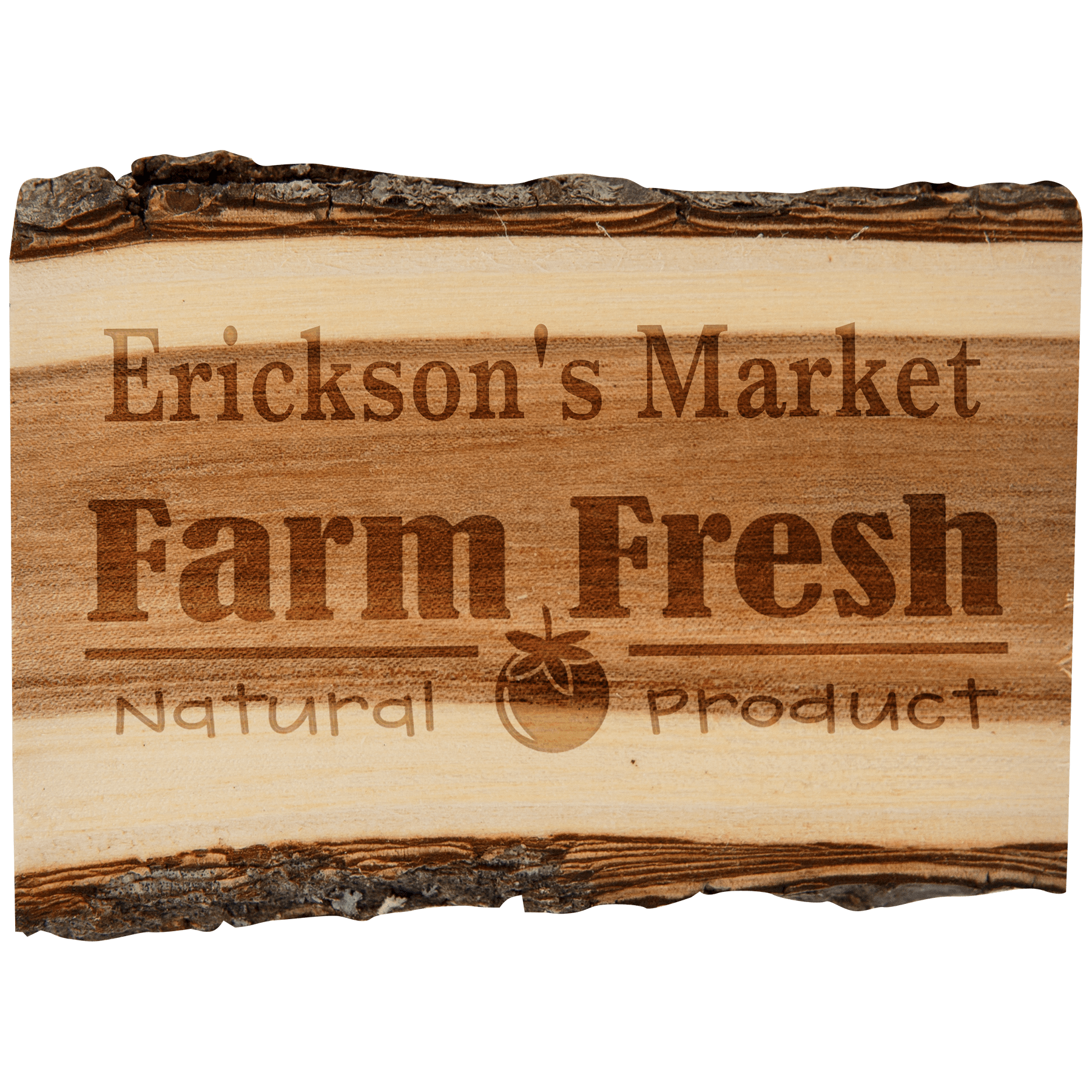 2" x 3 1/4" Old West Log Magnet