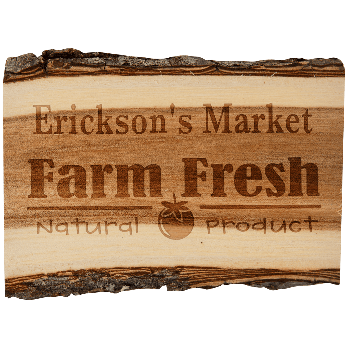 2" x 3 1/4" Old West Log Magnet