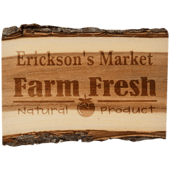 2" x 3 1/4" Old West Log Magnet